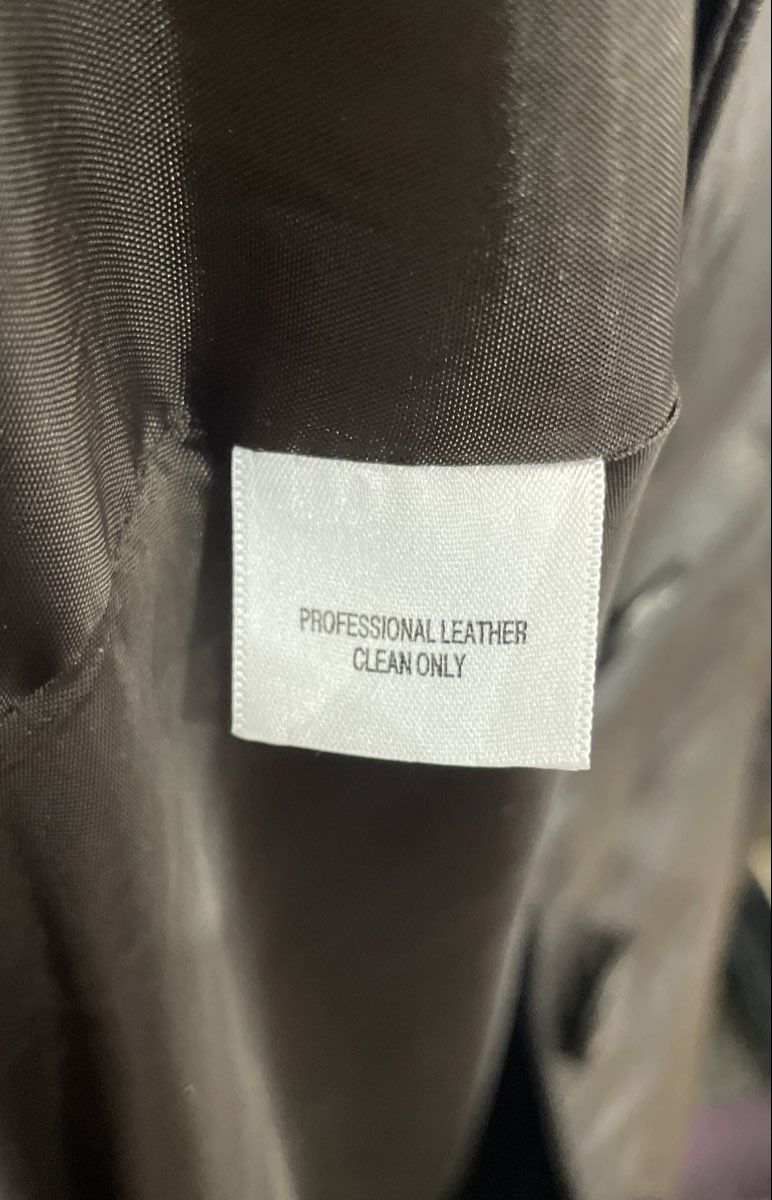 Vintage 90s Veranesi Women's Brown Leather Blazer Jacket Sz 26W