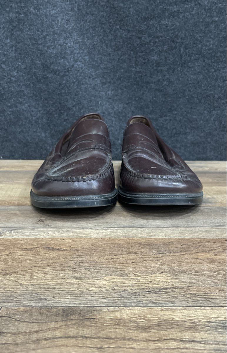 Rockport Genuine Handsewn Brown Leather Penny Loafer Men's Shoes Size 11W