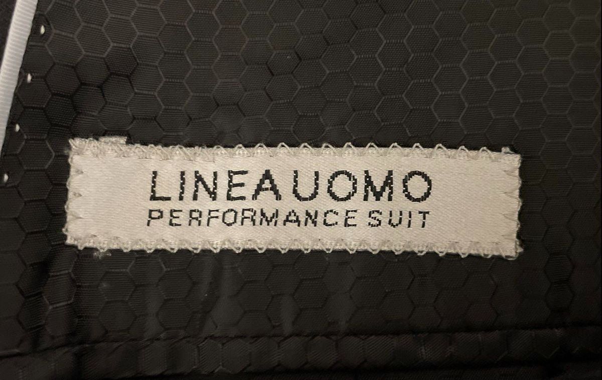 Linea Uomo Men's Charcoal Gray Wool Stretch Performance Suit Blazer Sz 50R