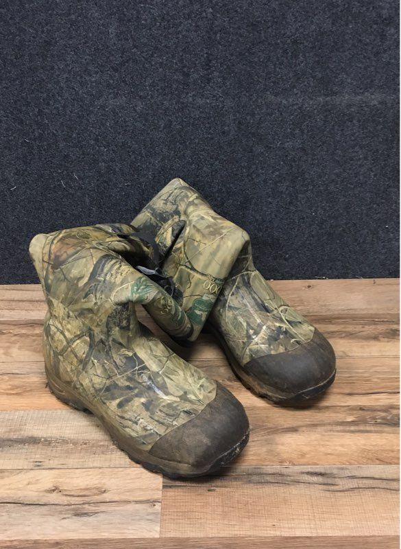 Field & Stream 1000g Thinsulate Ultra Camo Rubber Hunting Boots Size 12
