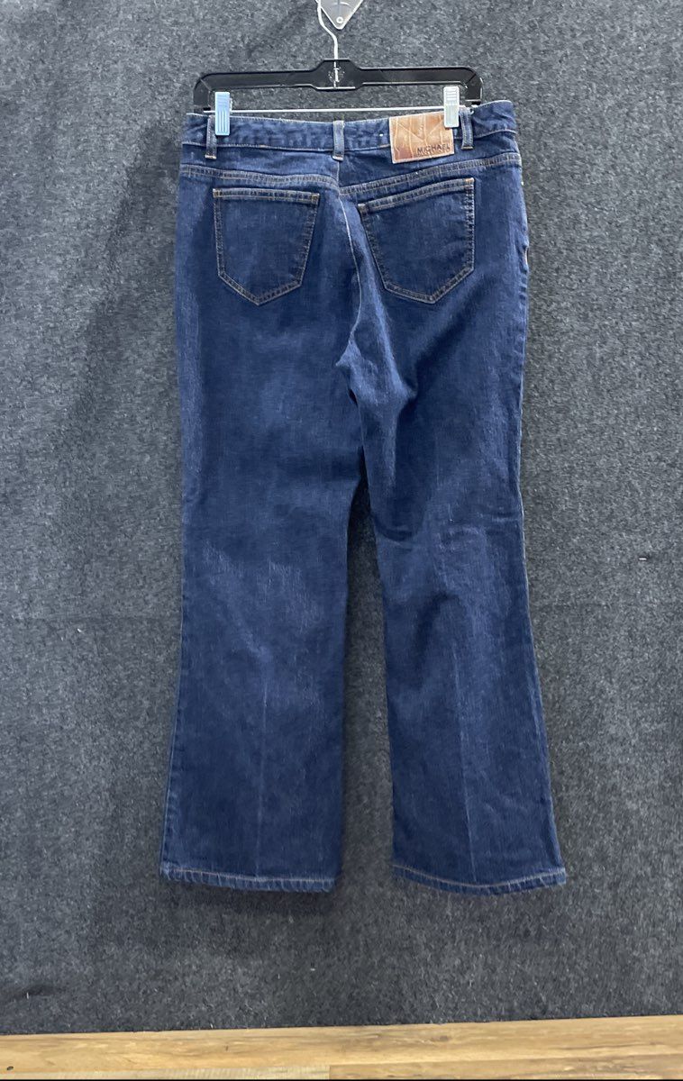 MICHAEL Michael Kors Women's Blue Denim Bootcut Stretch Jeans Sz 12
