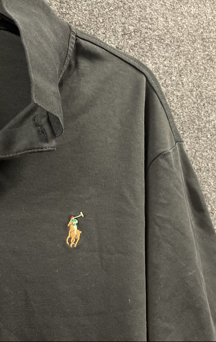 Polo Ralph Lauren Men's Black Classic Fit Short Sleeve Polo Shirt Sz L