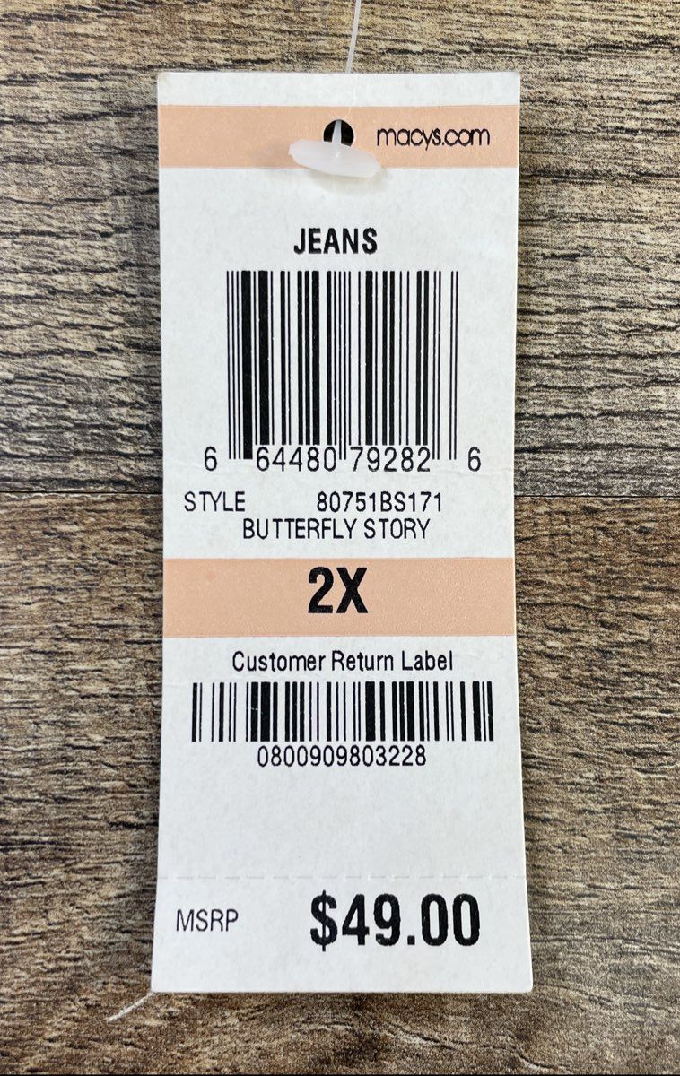 Style & Co Women's Multicolor Butterfly Story Floral Semi-Sheer Top NWT Sz 2X