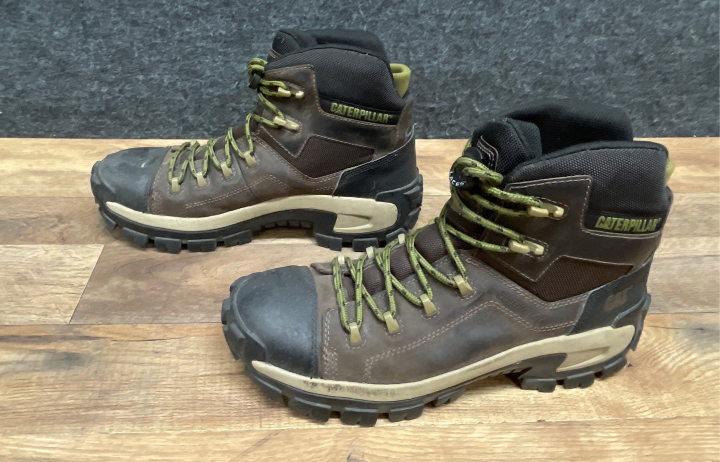 Caterpillar Streamline Runner P91541 Brown Composite Toe Work Boots Size 10.5