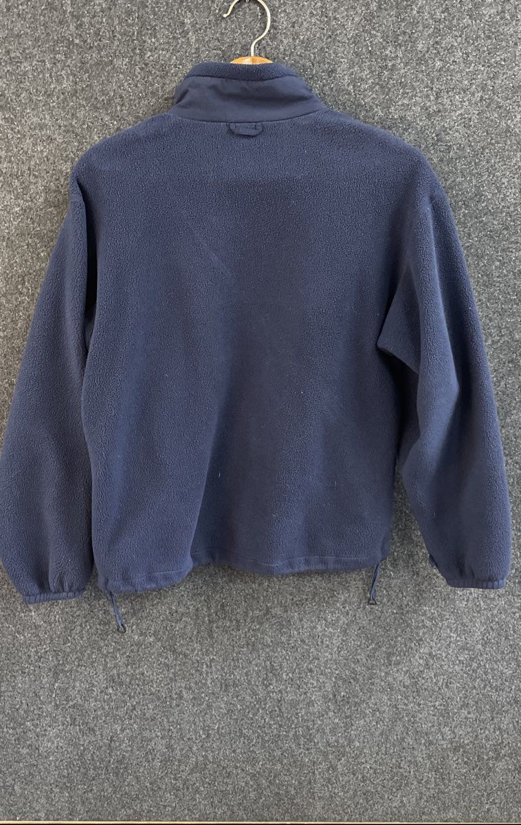 Vintage 90s Columbia Women's Blue Made in USA Full Zip Fleece Jacket Size M