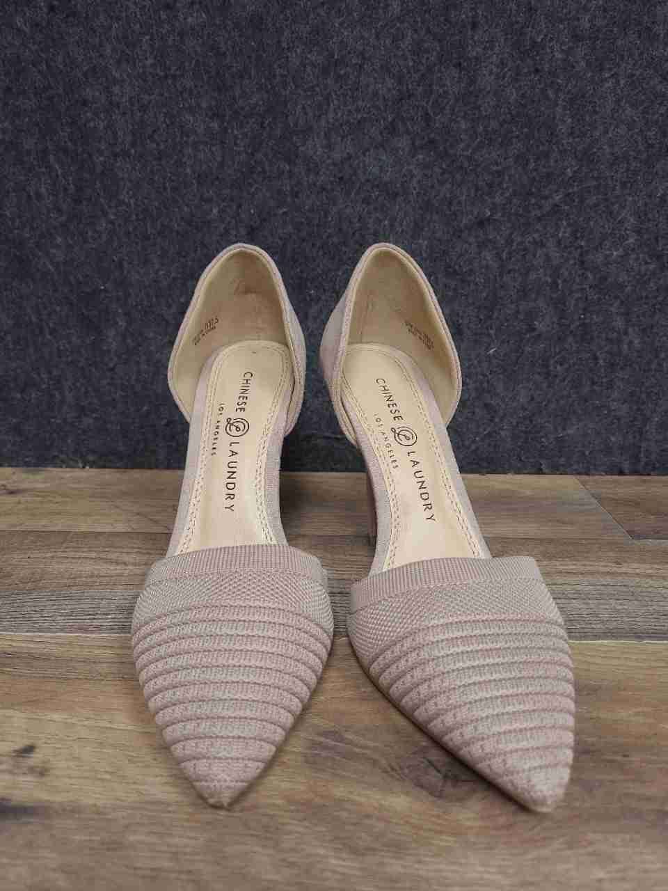Chinese Laundry Nude D'Orsay Pointed Toe Stiletto Pumps Heels Women's Size 7M