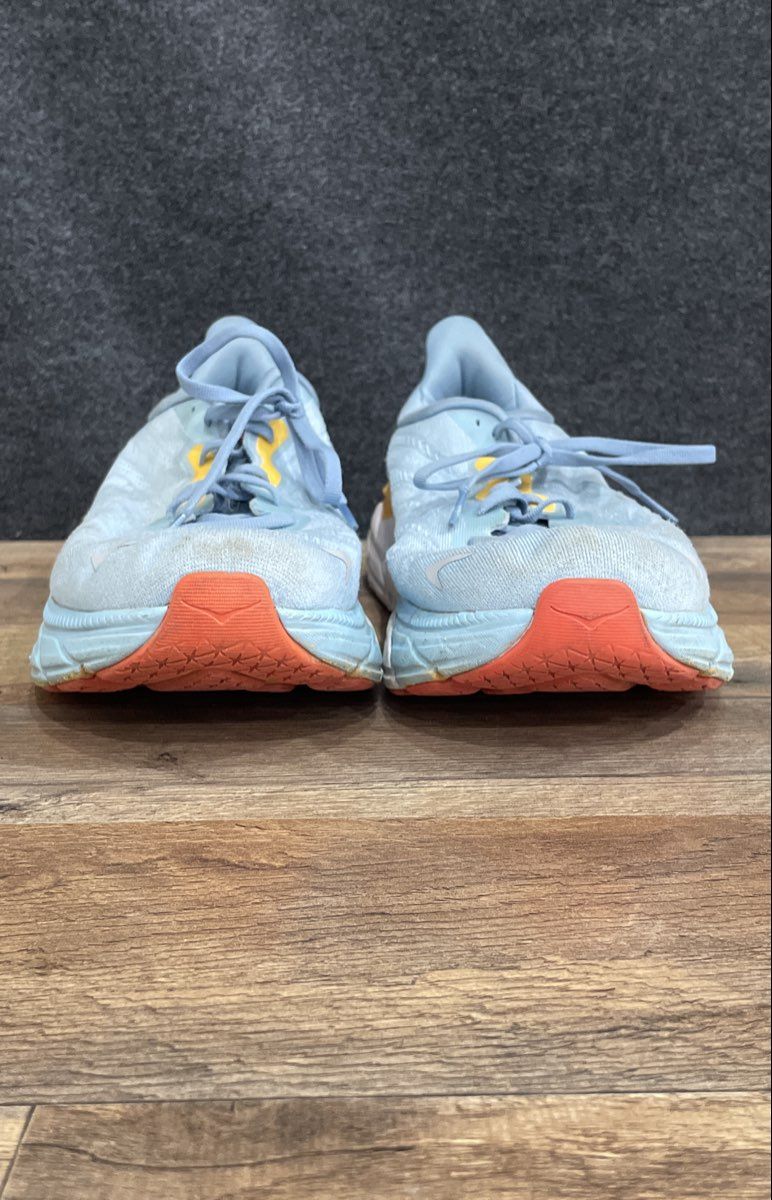 Hoka Arahi 6 Blue Yellow Orange Running Shoes Size 10D