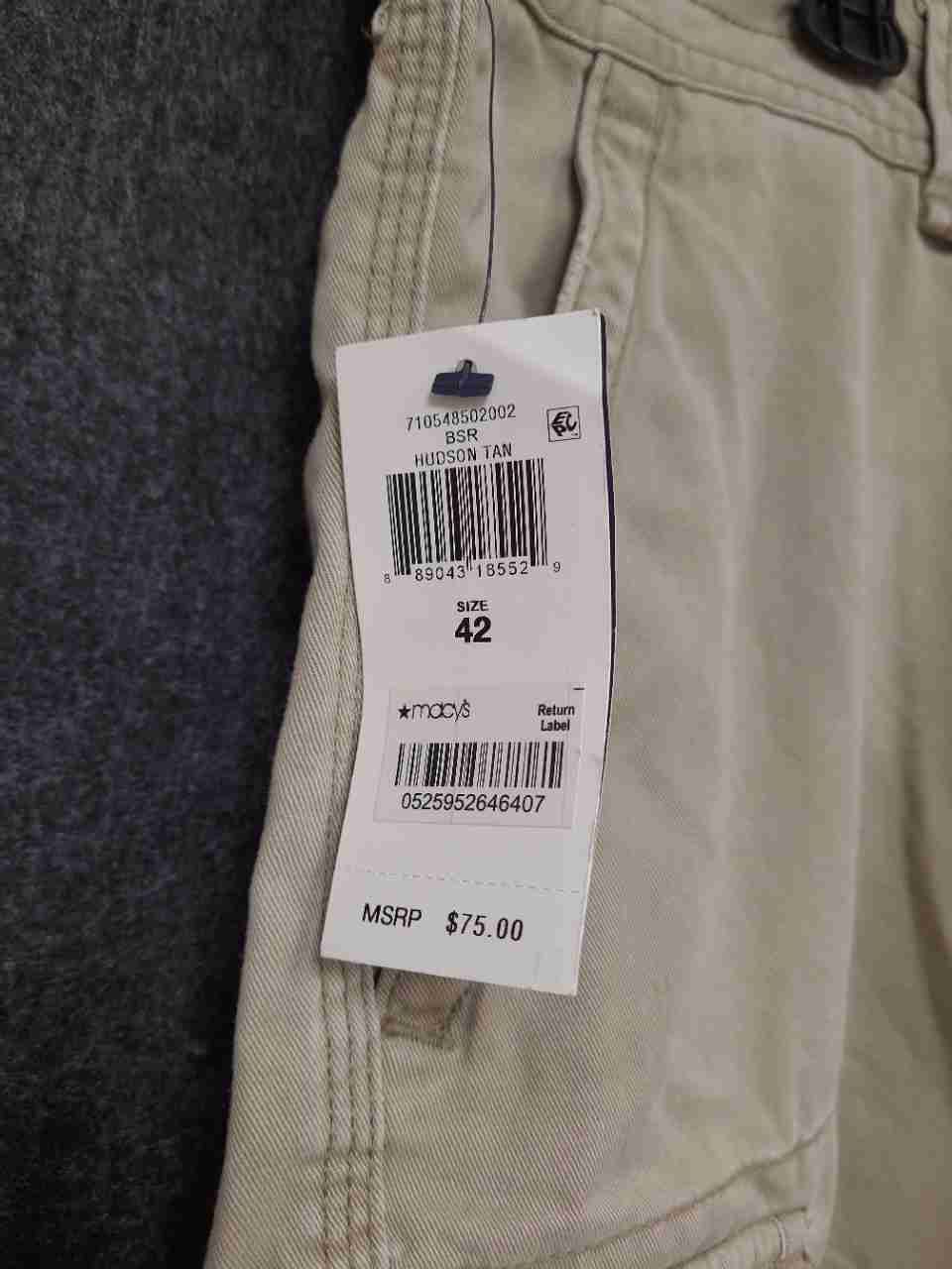 Polo Ralph Lauren Men's Classic Polo Chino Cargo Shorts Hudson Tan NWT Sz 42