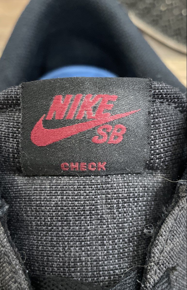 Nike SB Check Solarsoft Dark Grey Black Skate Shoes Men's Size 11