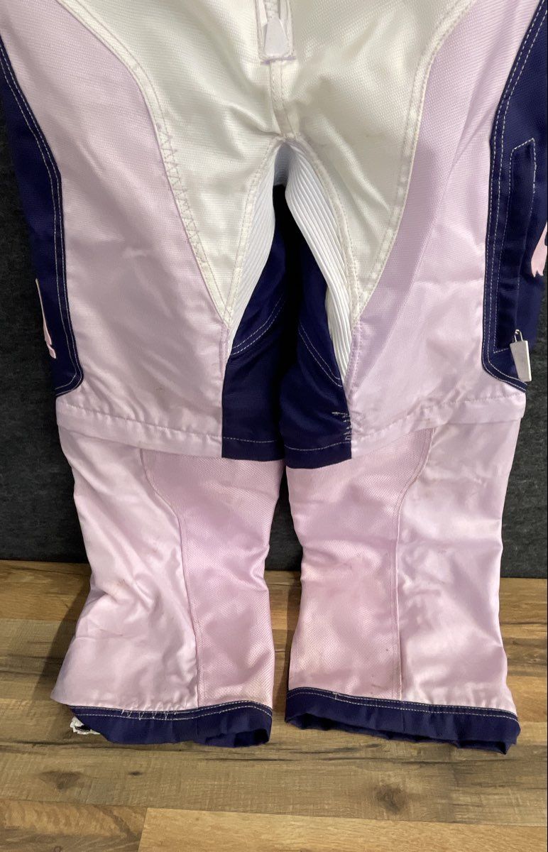 Thor Women's Static Motocross Racing Pants Purple Pink White Vintage Y2K Sz 5/6