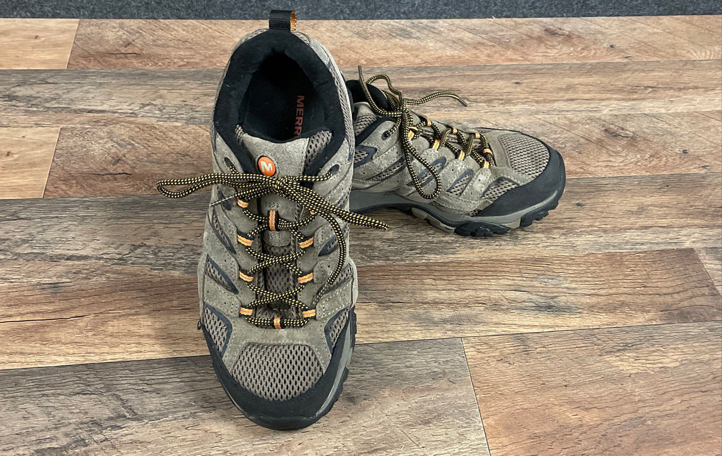 Merrell Moab 2 Ventilator Walnut Suede Mesh Hiking Shoes Men's Size 9 Wide