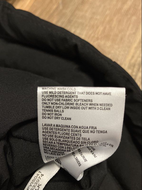 Calvin Klein Women's Black Quilted Hooded Zip Up Puffer Coat Size S