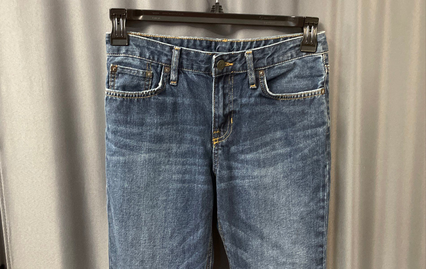 Polo Ralph Lauren Boys Blue Medium Wash Cotton Denim Jeans Size 16