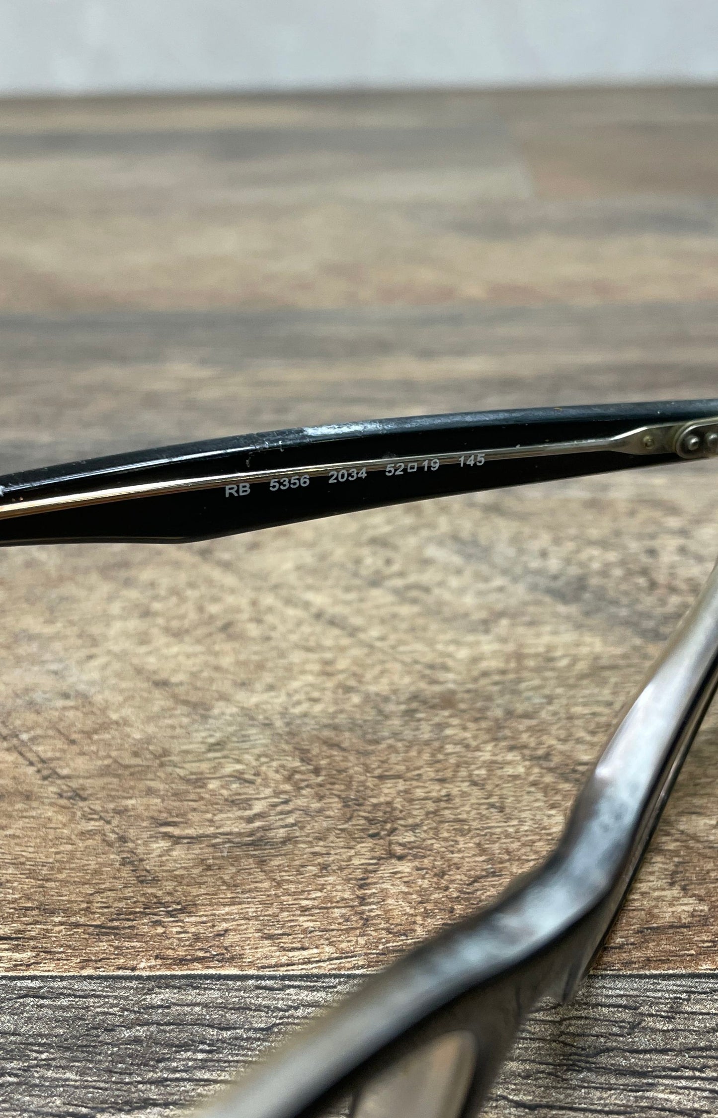 Ray-Ban Men's Eyeglass Frames Black Clear RB 5356 2034 52-19-145