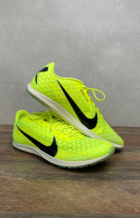 Nike Zoom Rival XC 5 Volt Black Cross Country Running Spikes Men's Size 12.5