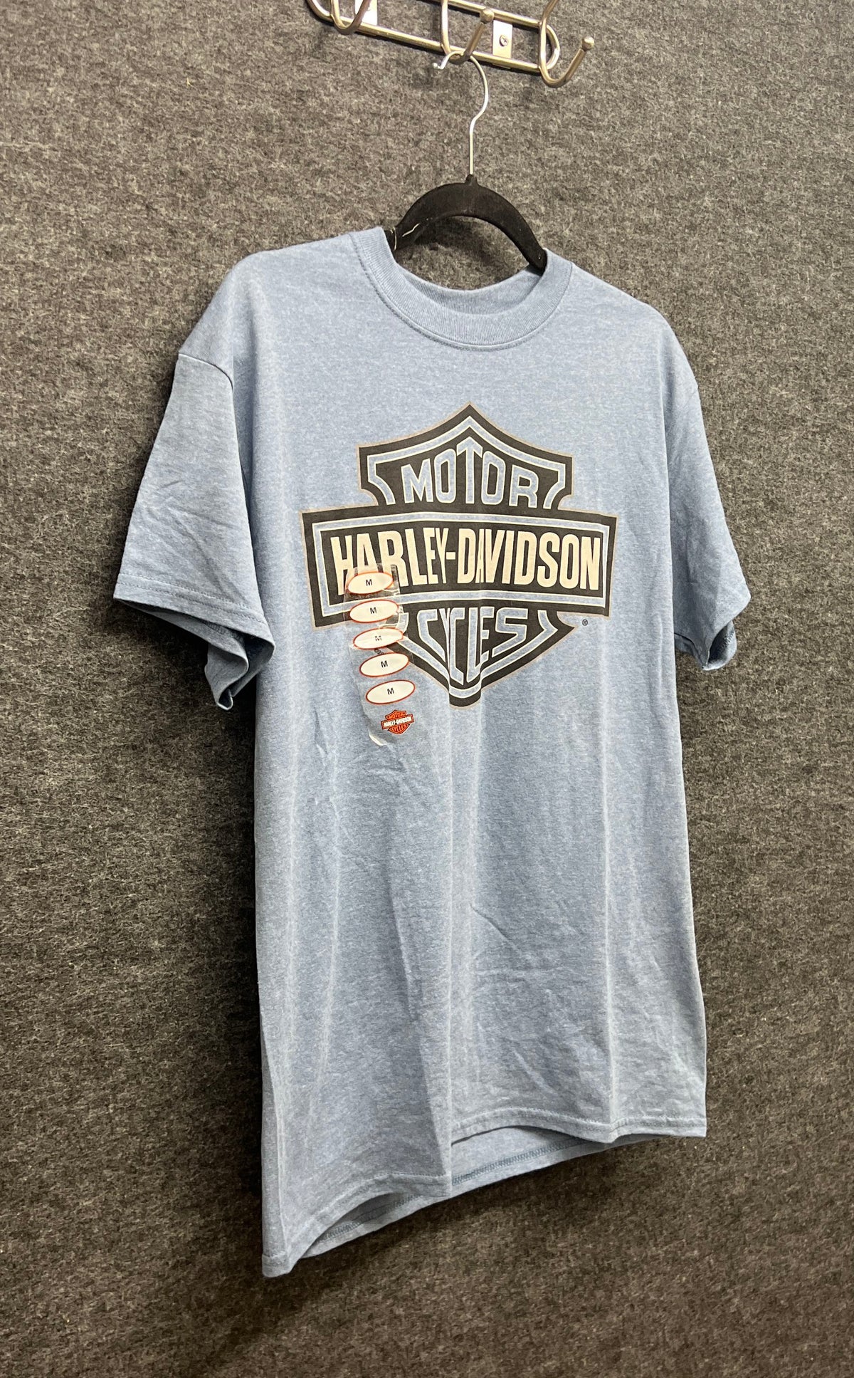 Harley-Davidson Jackson Hole Wyoming Graphic T-Shirt Blue Heather Sz M