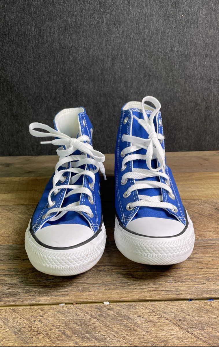Converse Chuck Taylor All Star Blue High Top Sneakers Men's 6 Women's 8