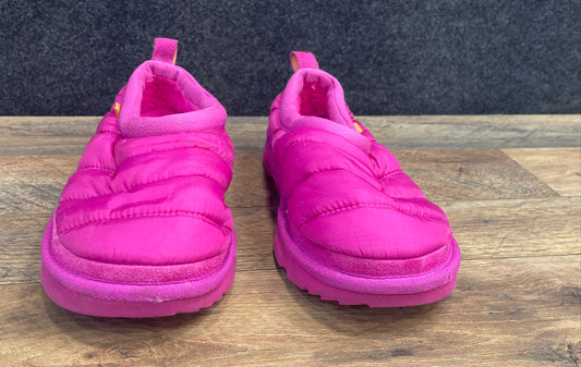 Ugg Tasman LTA Pink Quilted Nylon Slip-On Slippers Shoes Women's Size 5