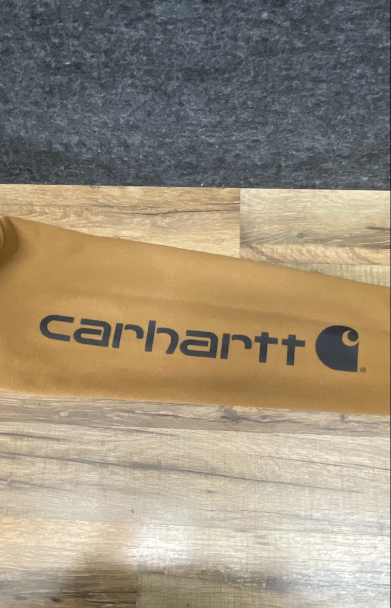 Carhartt Men's Loose Fit Brown Sleeve Logo Pullover Hoodie K288 Size XS