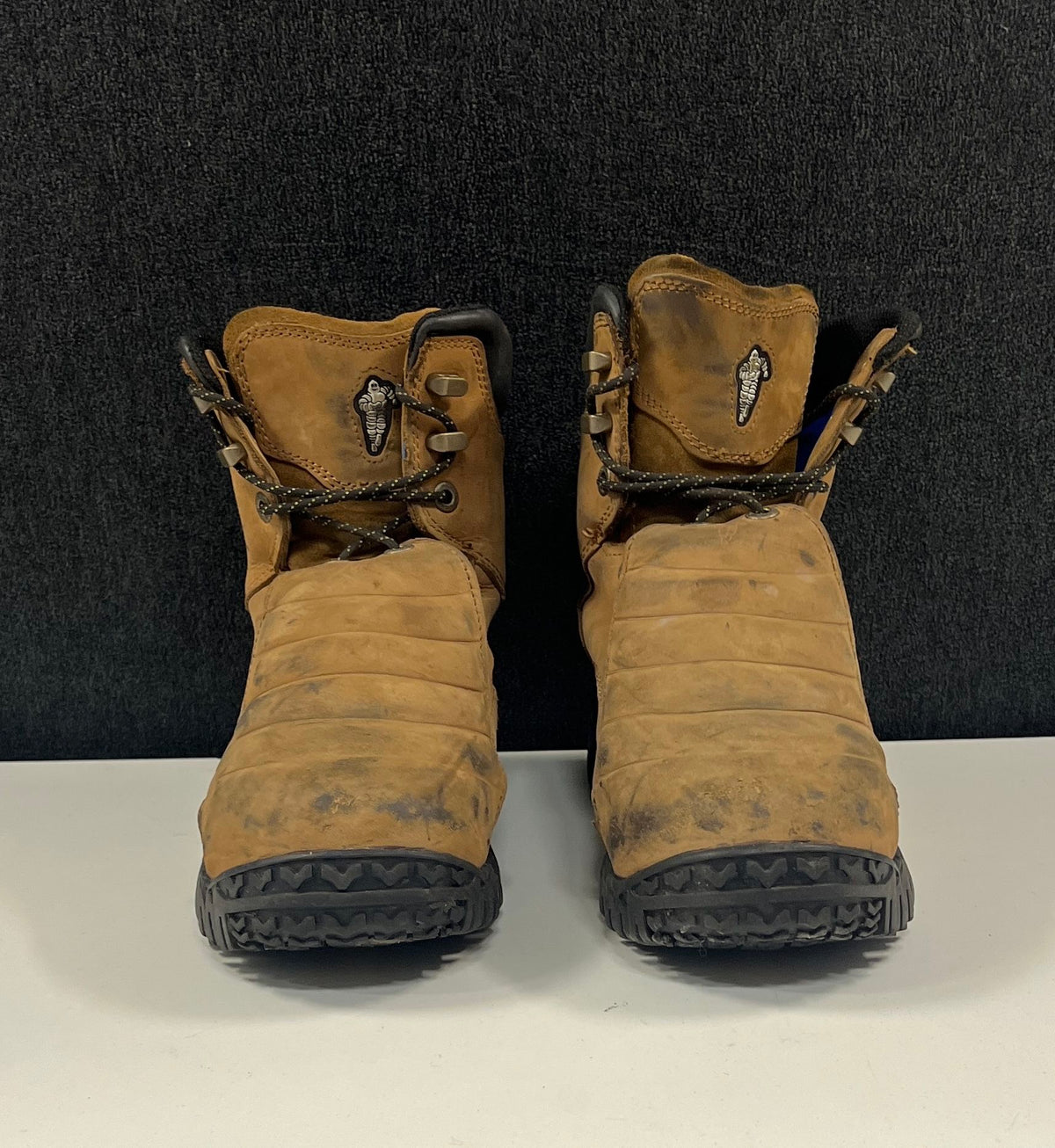 Michelin Sledge High Metatarsal Steel Toe Dark Brown Work Boots Size 11.5M
