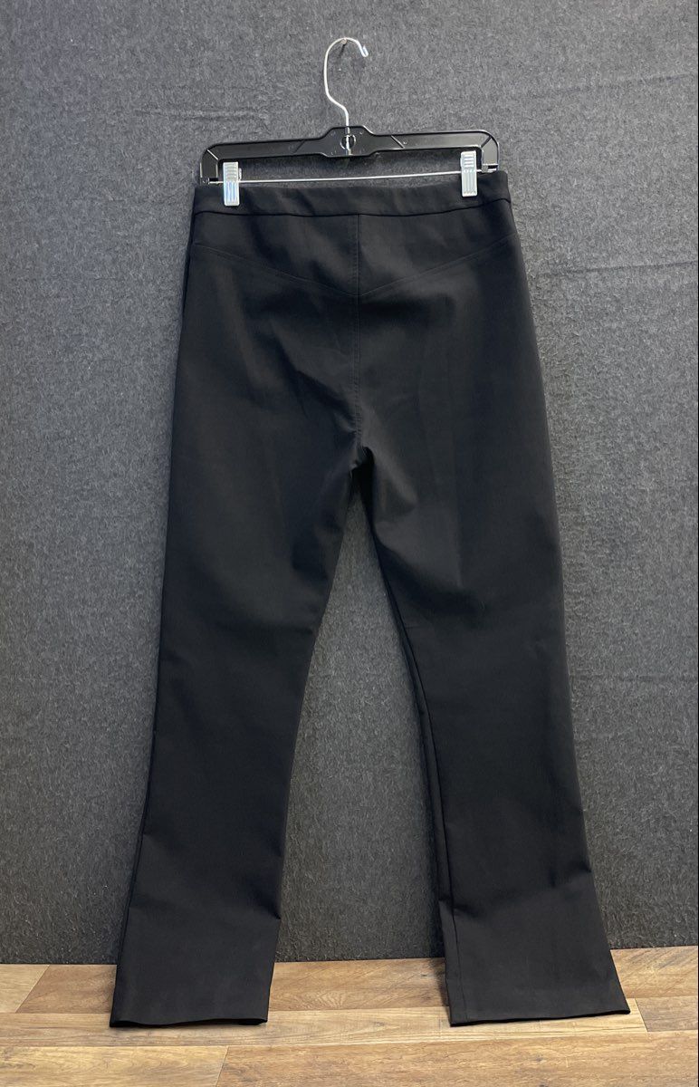 MM. Lafleur Women's Black Front Seam Dress Pants Italian Fabric Sz 10