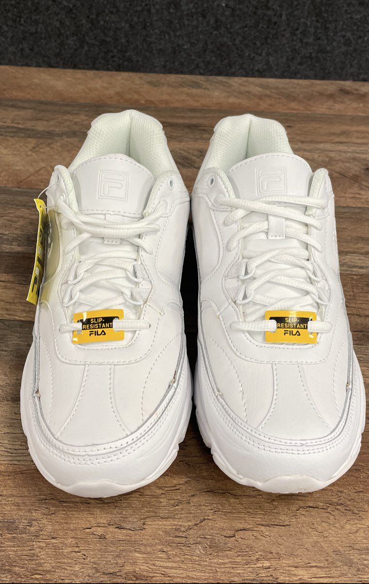 Fila Memory Workshift White Work Sneakers NWT Size 9