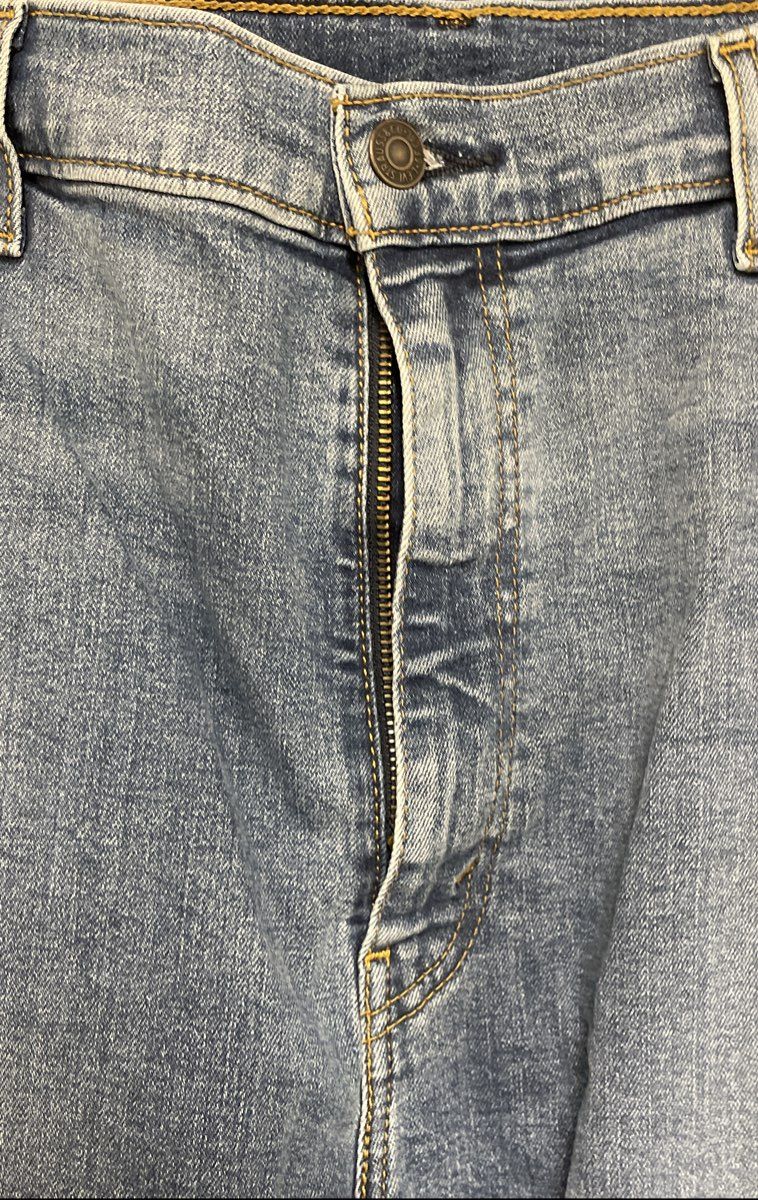 Levi's Men's 506 Straight Leg Light Wash Blue Denim Jeans Sz 40x30