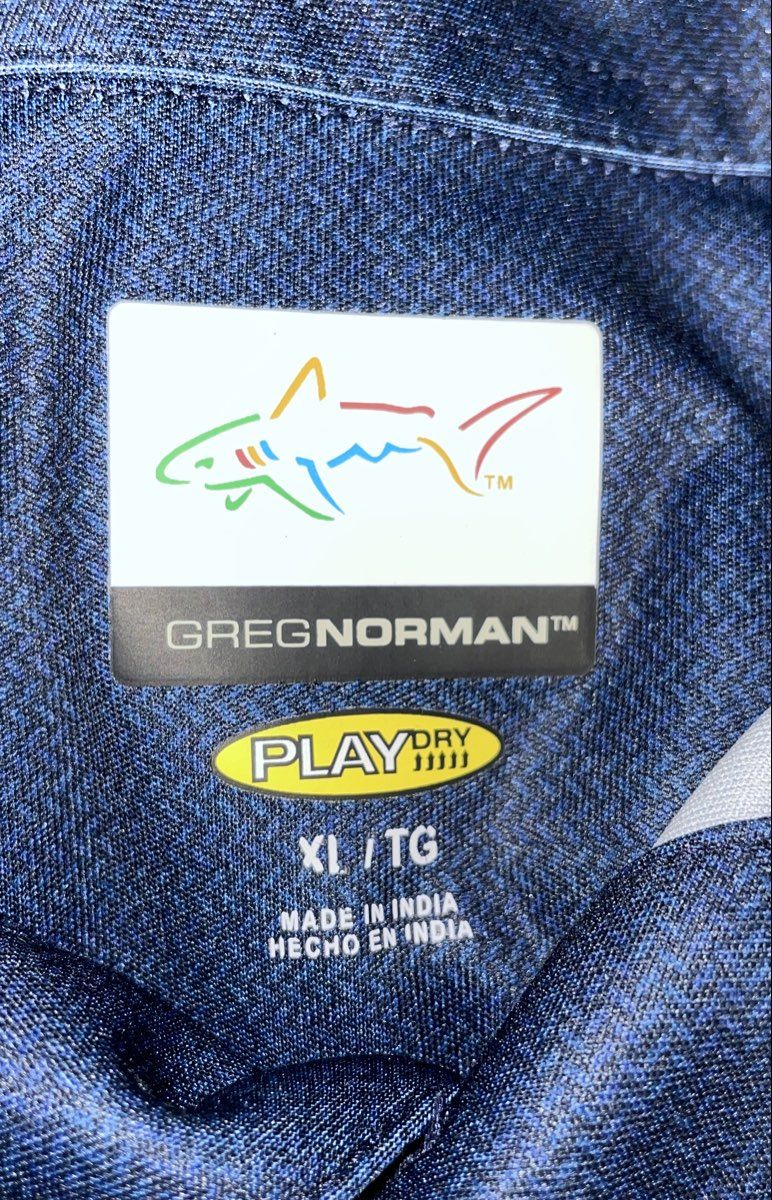 Lot of 3 Men's Golf Polo Shirts Jack Nicklaus Greg Norman Striped Solid Sz XL