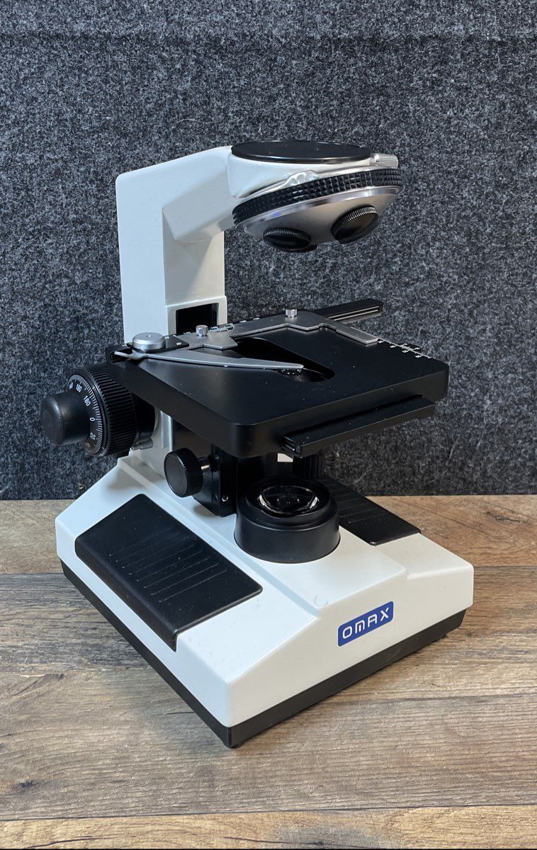 OMAX Compound Microscope Frame Mechanical Stage Integrated Base Illuminator