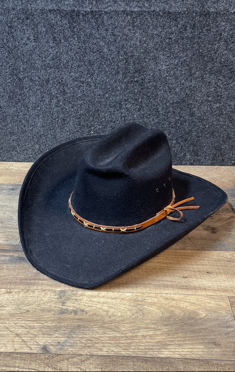 Western Express & Hat Biz Cowboy Hats Lot of 2 Pink & Black Western Sz S/M