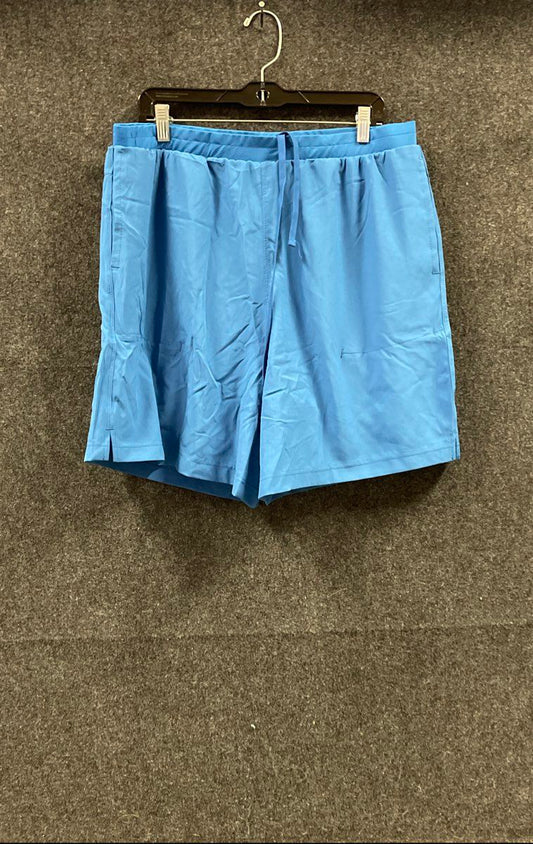 Jump Start Men's Blue Athletic Shorts Polyester Drawstring Pockets NWT 2XL