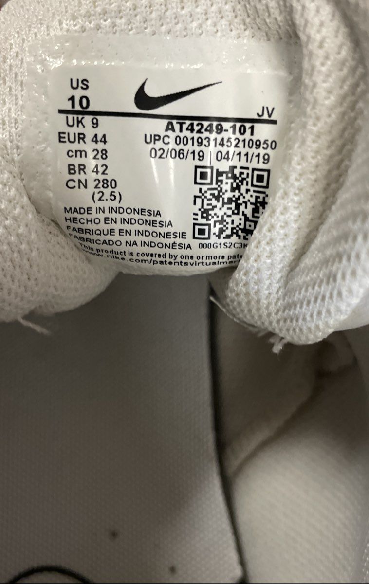 Nike LD Victory White Black Running Lifestyle Sneakers Size 10