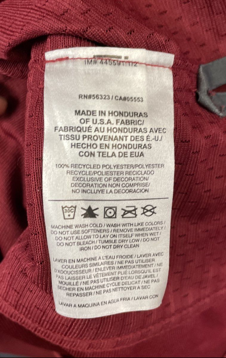 Nike Men's Washington Redskins Alfred Morris #46 Burgundy Football Jersey Sz M