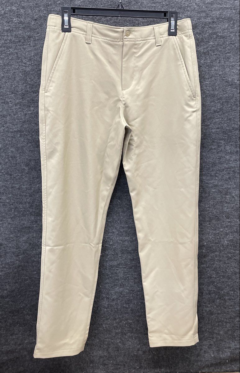 Under Armour Boys Beige Performance Golf Pants NWT Sz YLG