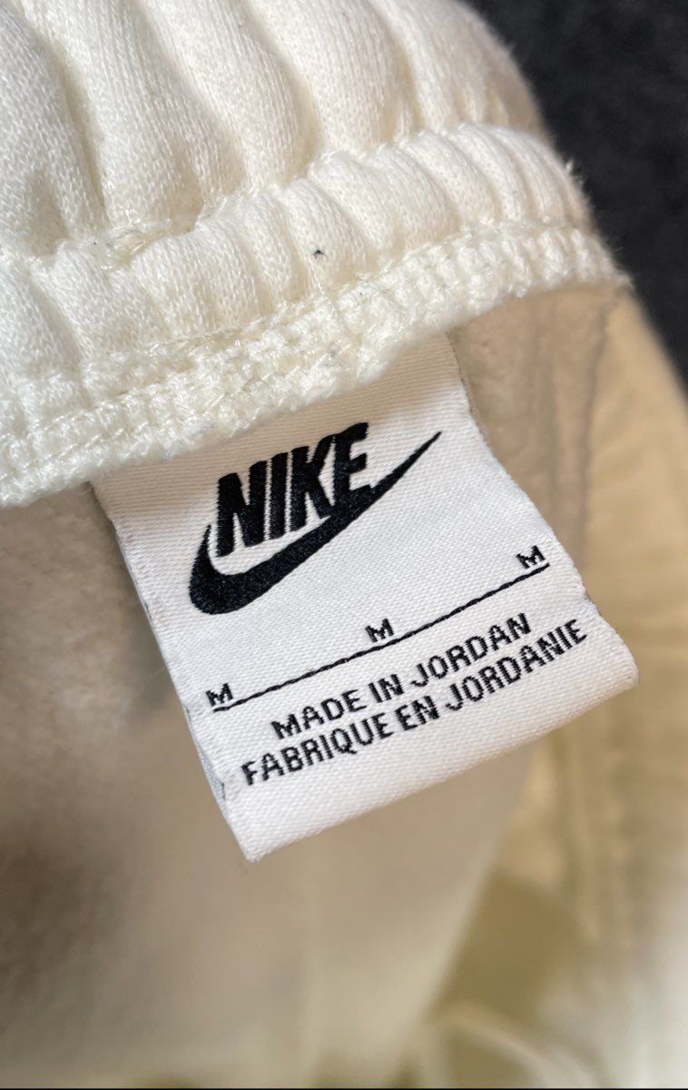 Nike Men's Sportswear Club Fleece Joggers Sweatpants Sail Off-White Sz M