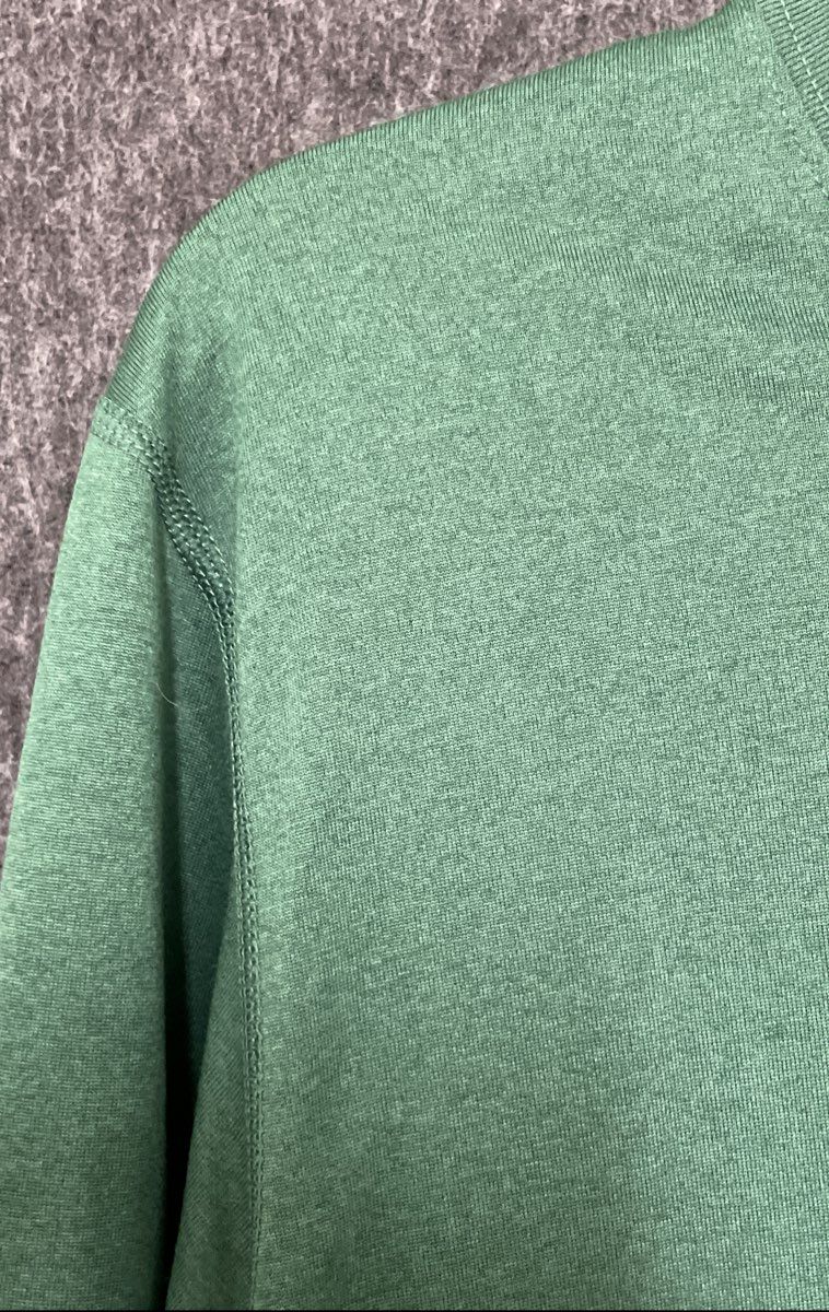 Nike Men's Green Legend Dri-Fit Heathered Long Sleeve Training Tee Shirt Sz M