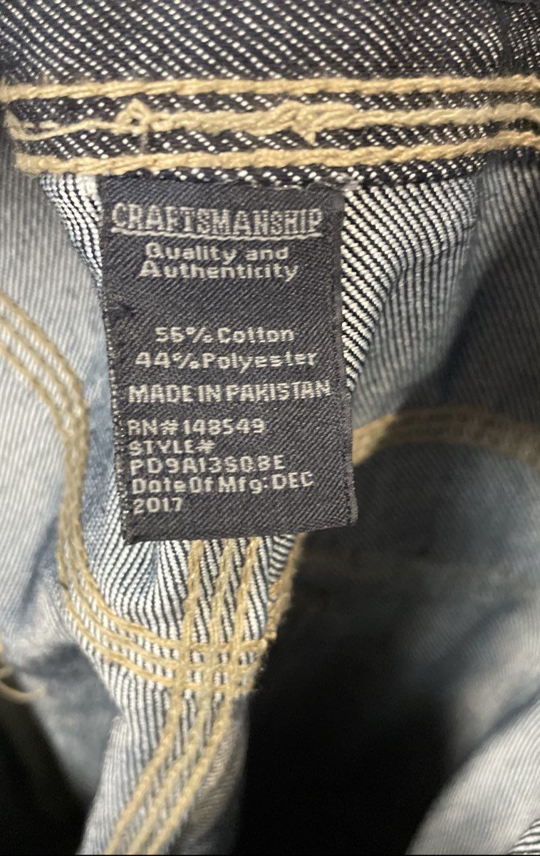 PD&C Men's Oscar Blue Faded Slim Straight Jeans Sz 36x32 NWT