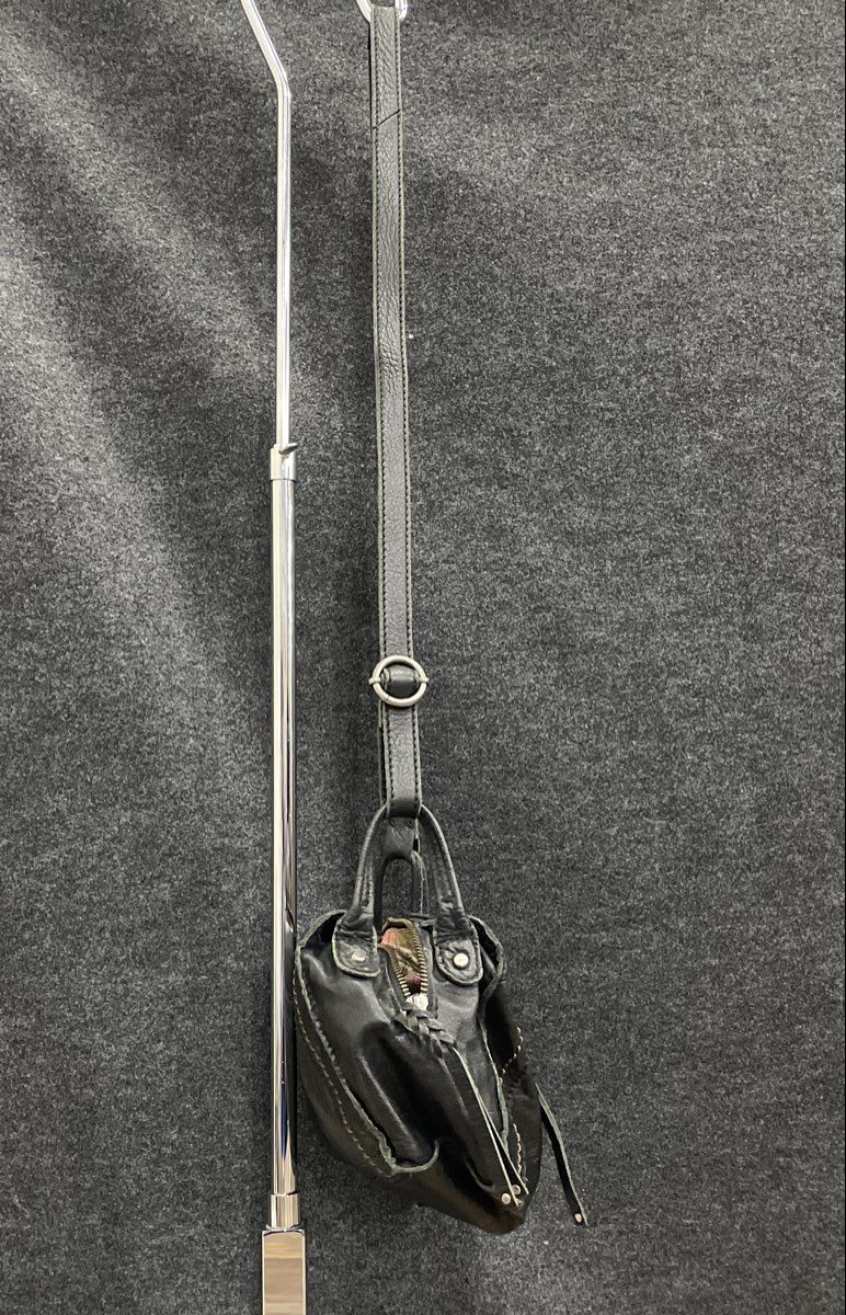 The Sak Black Leather Crossbody Bag Silver Hardware Braided Zipper Pulls