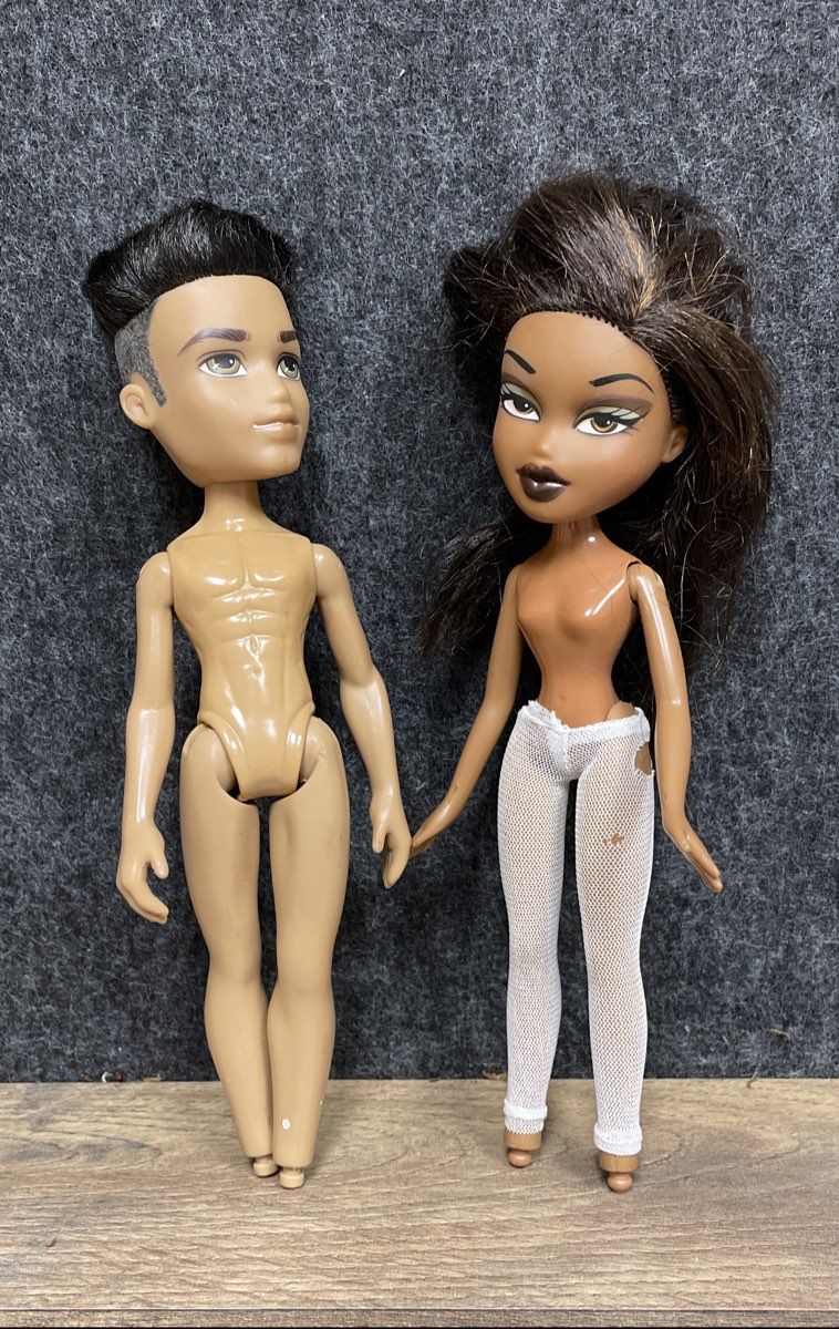 MGA Bratz Boyz Cade & Female Doll Lot Y2K For Parts OOAK Custom