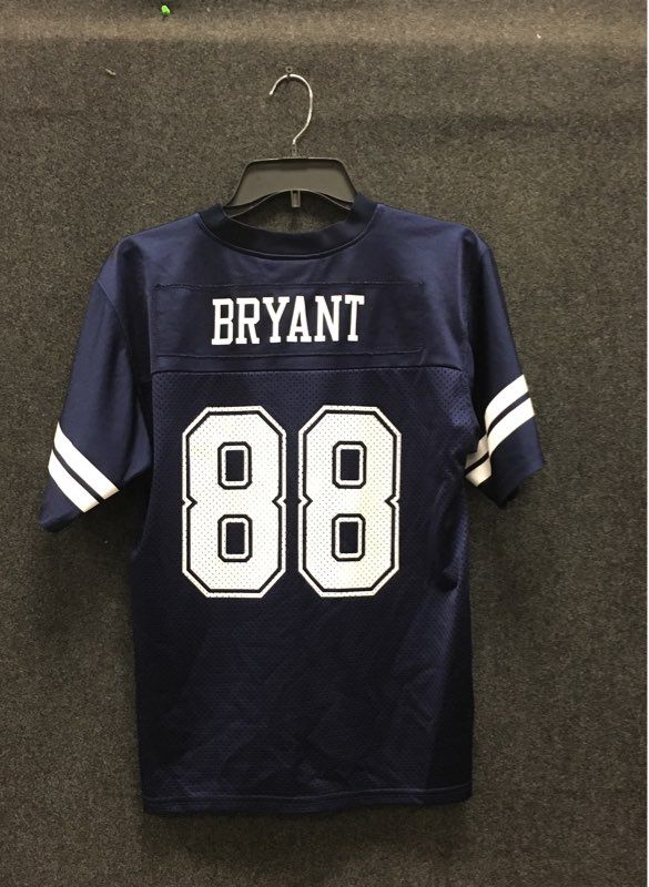 Dallas Cowboys Dez Bryant 88 NFL Football Jersey Navy Blue Youth Sz L