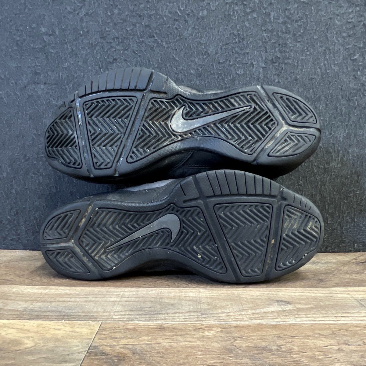 Nike Air Ring Leader Low Cool Grey Black Basketball Shoes Size 9