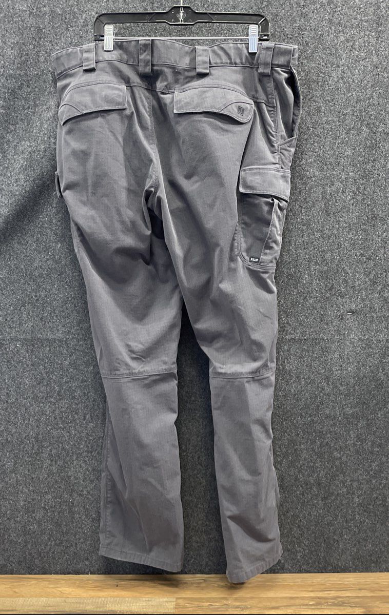 5.11 Tactical Men's Gray Stryke Ripstop Flex-Tac Cargo Pants Size 42x34