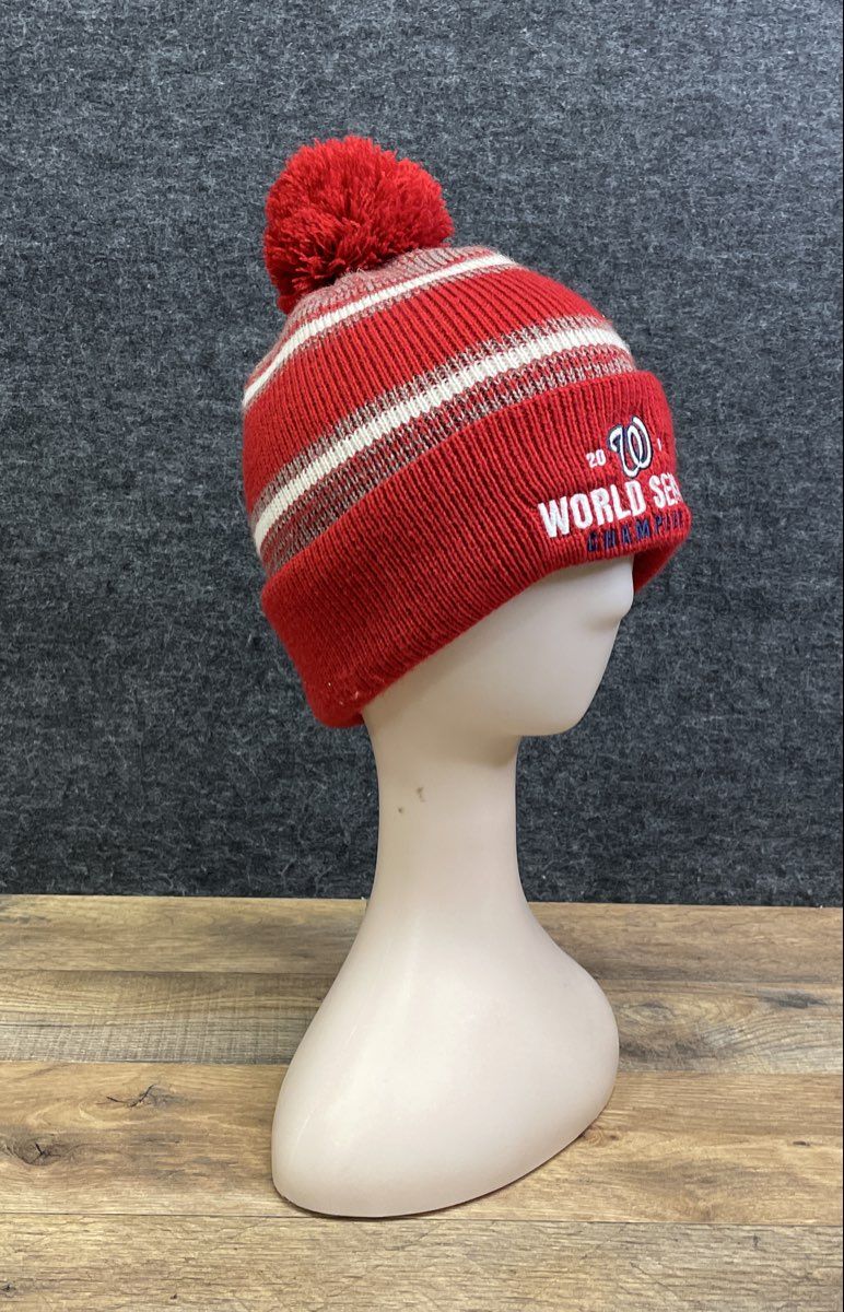 '47 Brand Washington Nationals 2019 World Series Champions Beanie Red Hat OS