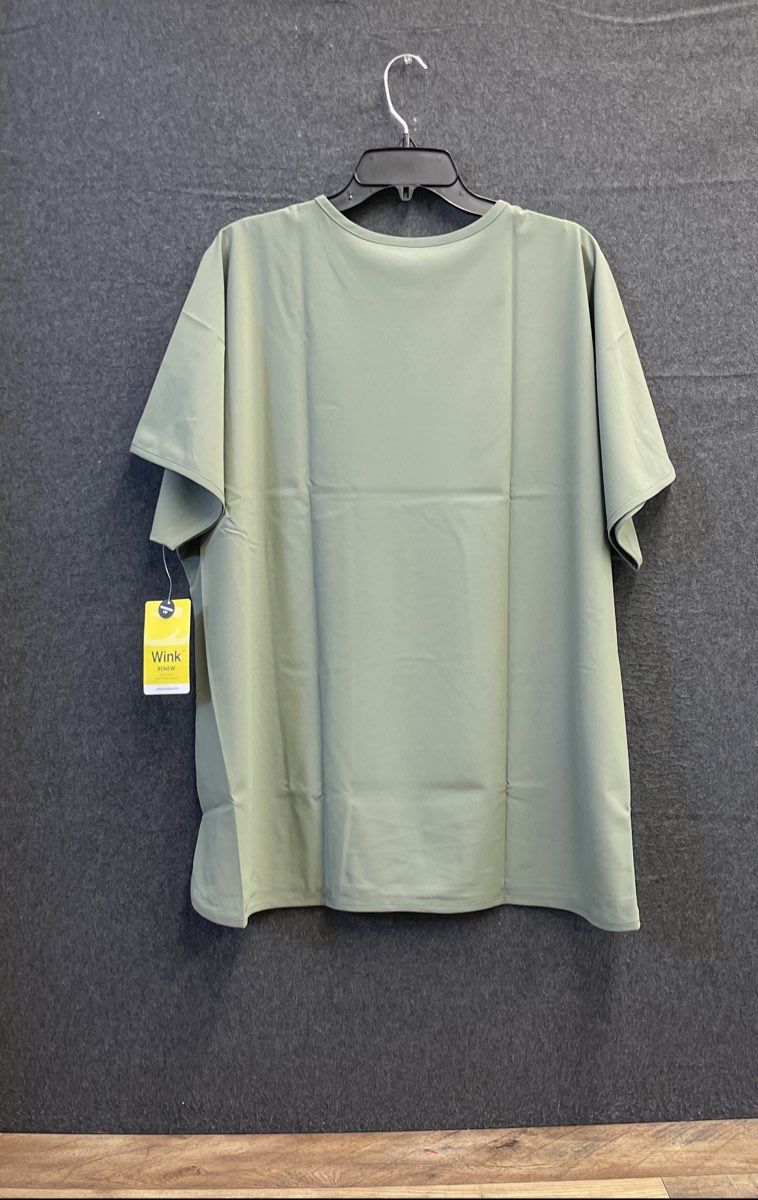 Wink Women's Renew Scrub Set Olive Green Modern Fit Top Pants Sz 2X NWT