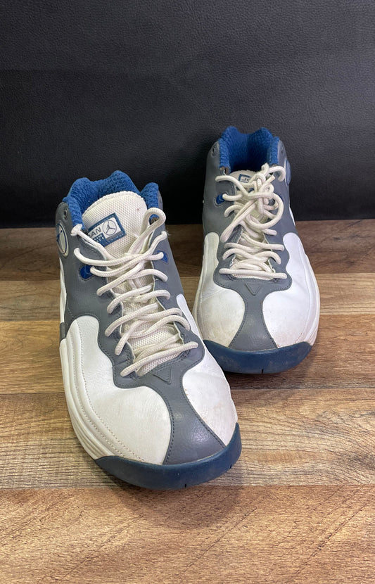 Nike Air Jordan Jumpman Team II White Wolf Grey University Blue Men's Size 10