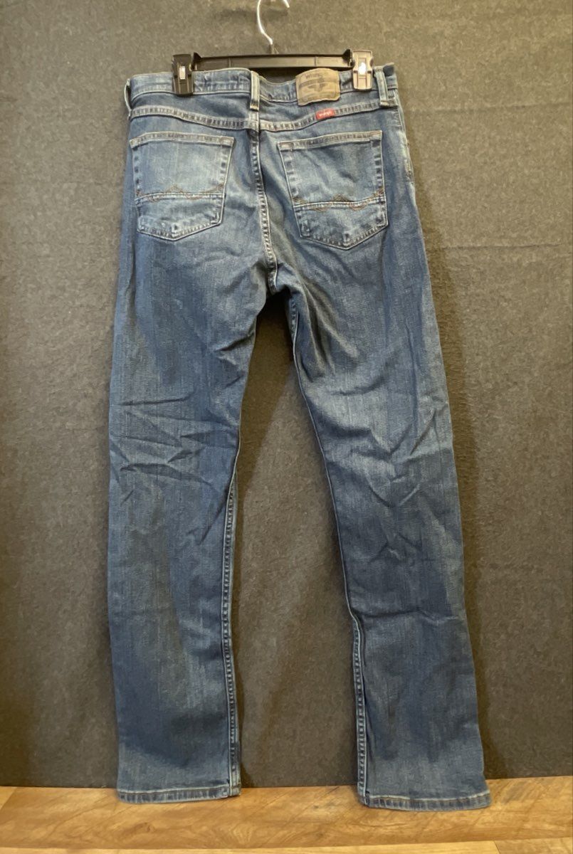 Wrangler Men's Blue Denim Jeans Lot of 2 Slim Straight & Straight Fit Size 32x32