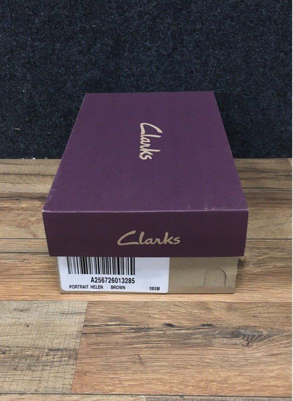 Clarks Portrait Helen Brown Wedge Pumps Women's Size 8.5 M