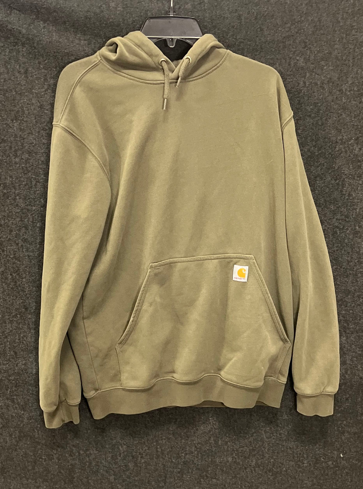 Carhartt Men's Loose Fit Pullover Hoodie Olive Green Workwear Sz M