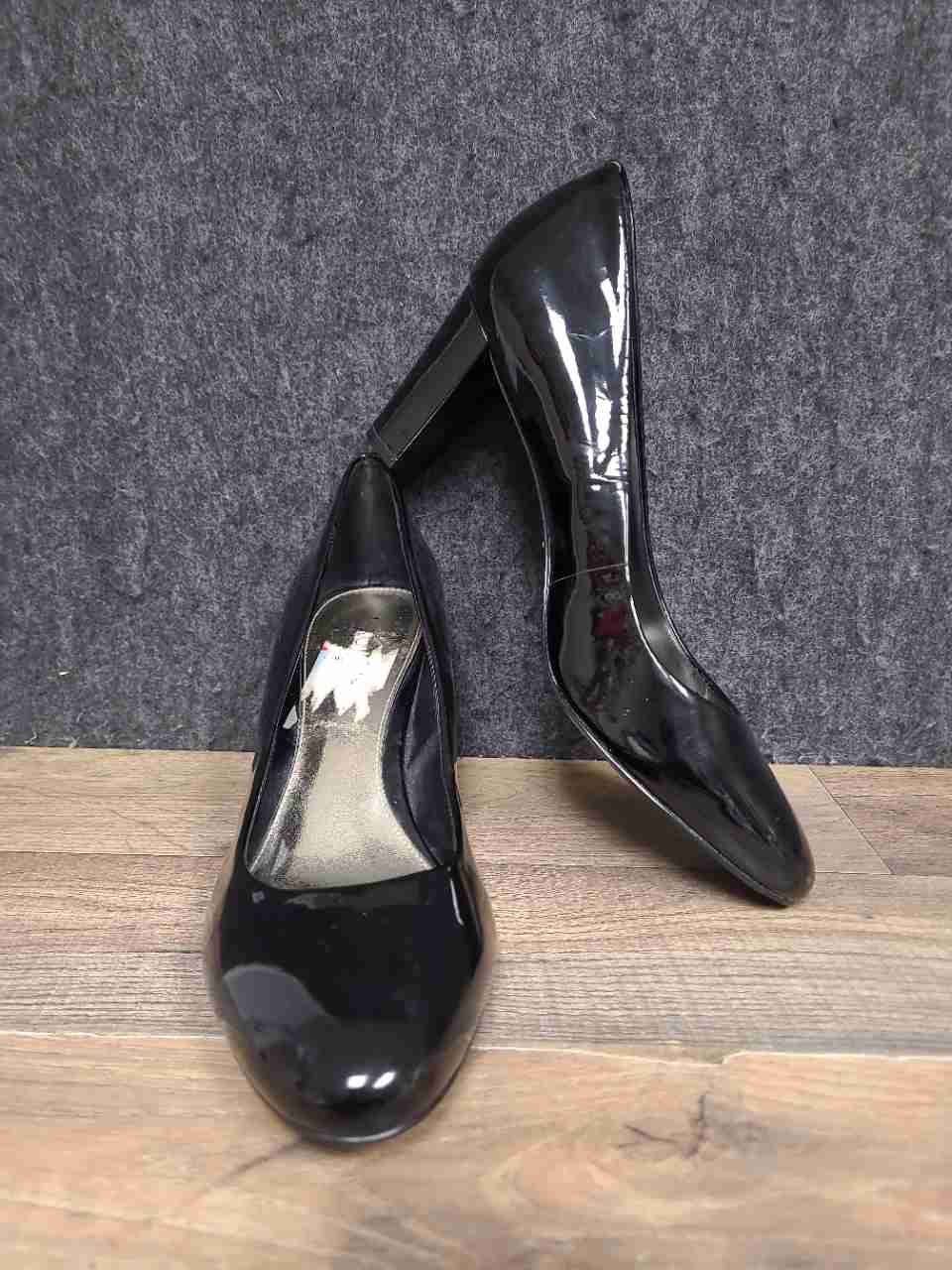 Lauren Ralph Lauren Nala Black Patent Leather Heels Pumps Size 10B