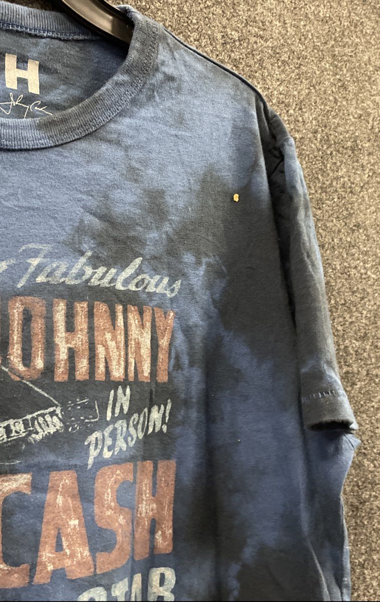 Johnny Cash All Star Tour T-Shirt Reprint Crown Merchandising Sz M